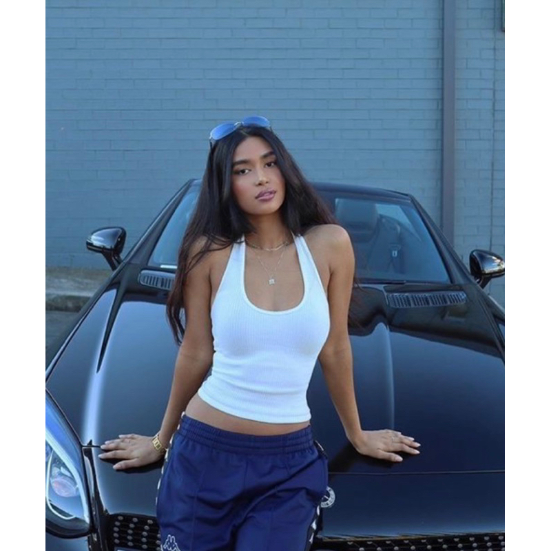 SUNCLOTHE| Cassia Halter Neck tank