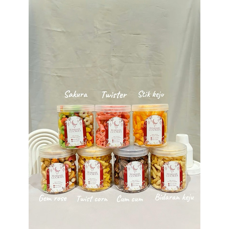 

Aneka snack series raya by : Khal’scookies | toples tabung uk 600ml