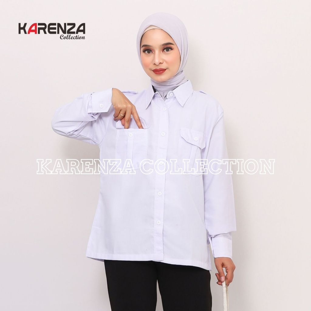 Baju Dinas Putih Pns Wanita Baju Pdh Wanita Putih Seragam Putih Pns Wanita Baju Putih Atasan Pns