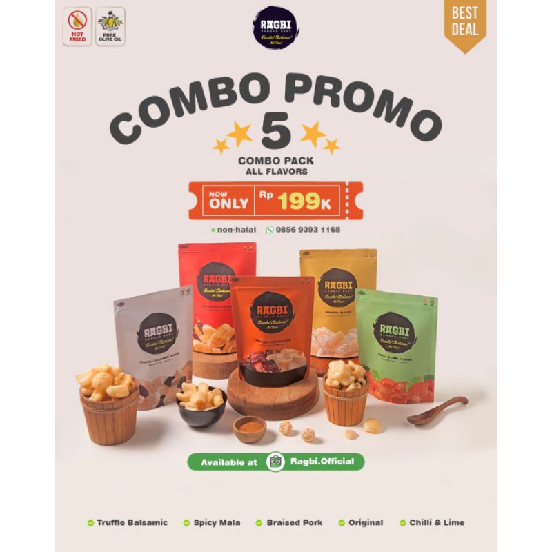 Limited Promo RAGBI Rambak Kerupuk Kulit Babi Panggang