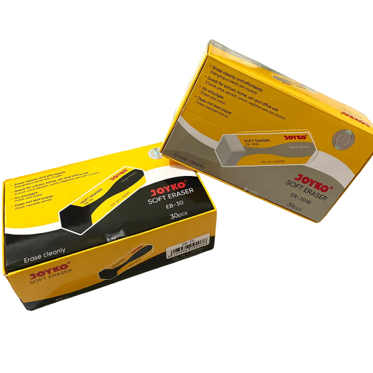 

ERASER PENGHAPUS SEDANG JOYKO EB30/ER30 (1PAK/30PCS)