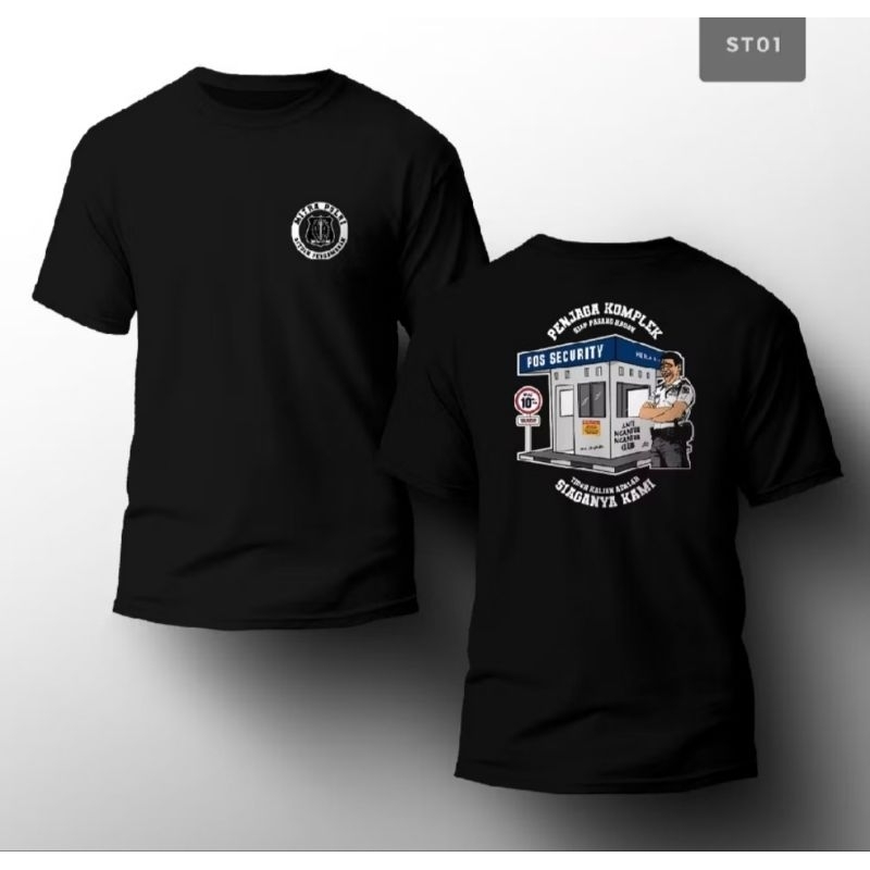 KAOS SATPAM - PENJAGA KOMPLEK - SATUAN PENGAMANAN