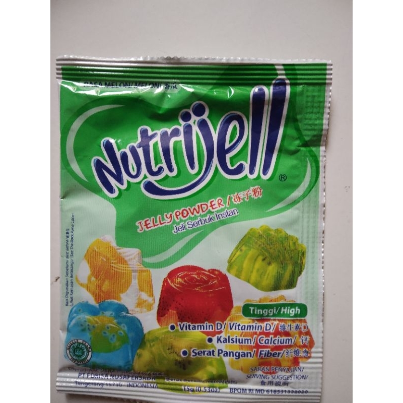 

Nutrijell Jelly Powder Rasa Melon Kemasan 15 Gram