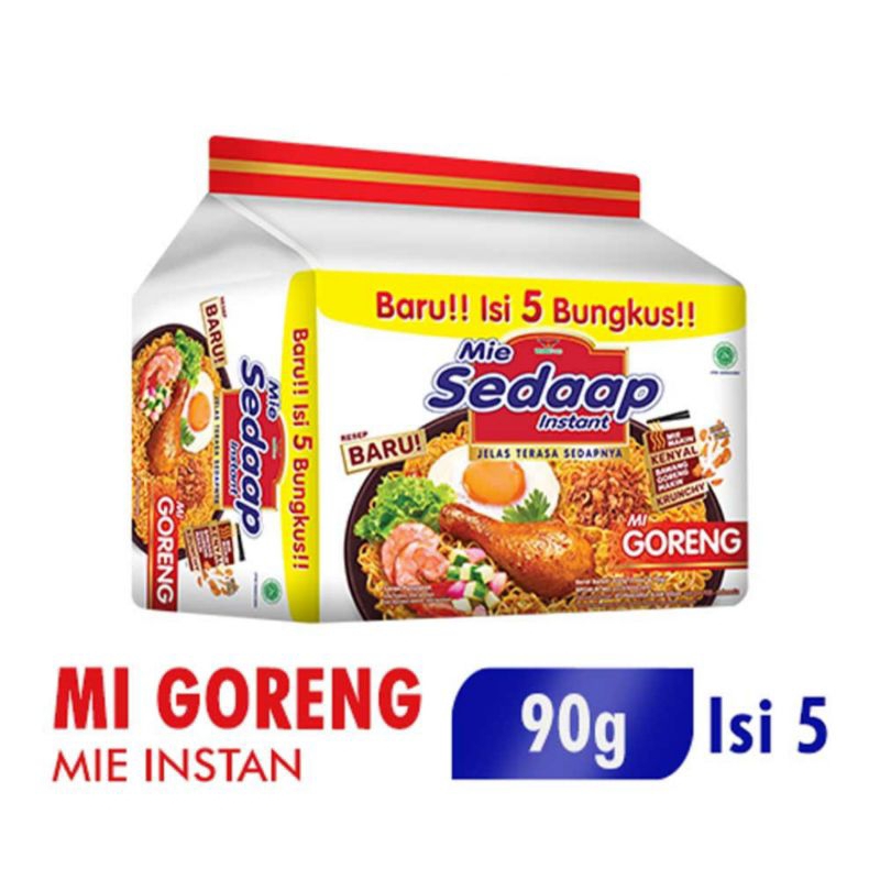 

Mie sedaap isi 5 pcs