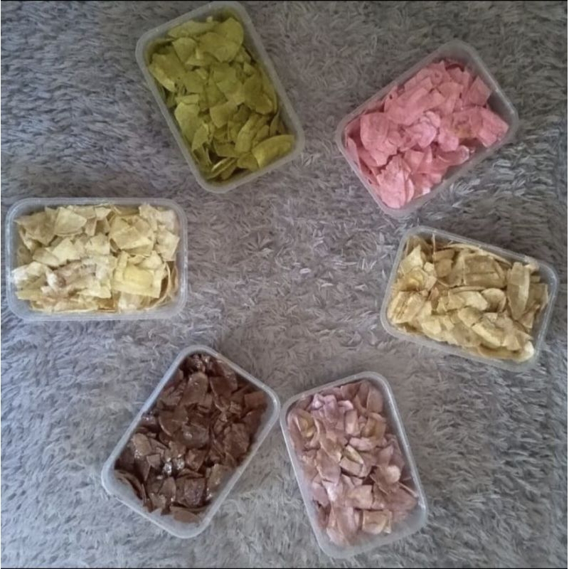 

Kripik pisang lumer varian rasa premium