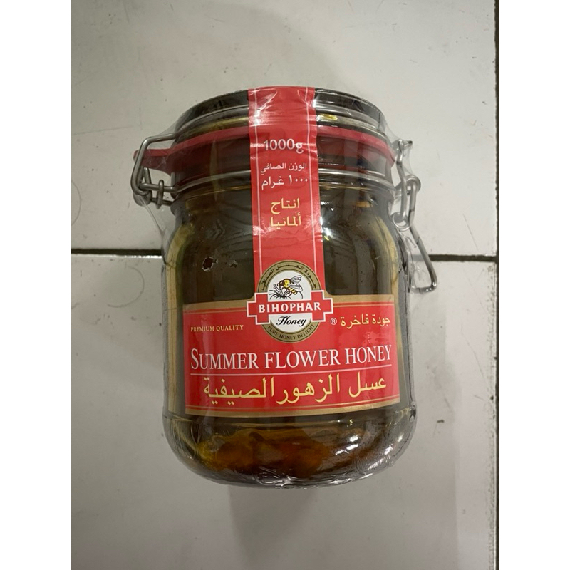 

NEW BUKAN PRELOVED summer flower madu bihophar honey 1kg 1liter botol kaca