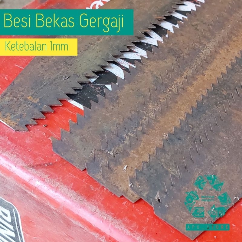 Besi Bekas Gergaji, bahan pisau.