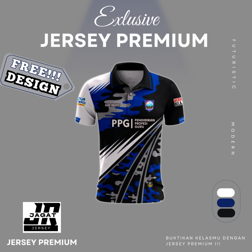 JR KAOS SPORT JERSEY PPG/PPG PRAJAB/KERAH