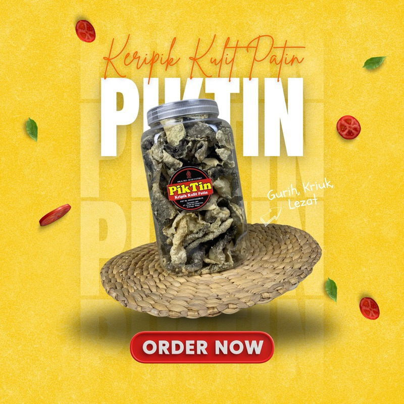 

Kerupuk kulit ikan patin // kemasan Toples besar 200gr