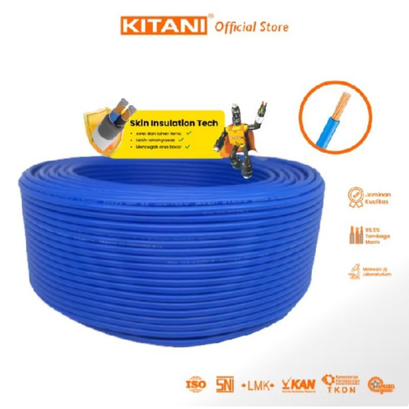 KABEL LISTRIK SERABUT  NYAF 6 MM² 50 METER - KITANI
