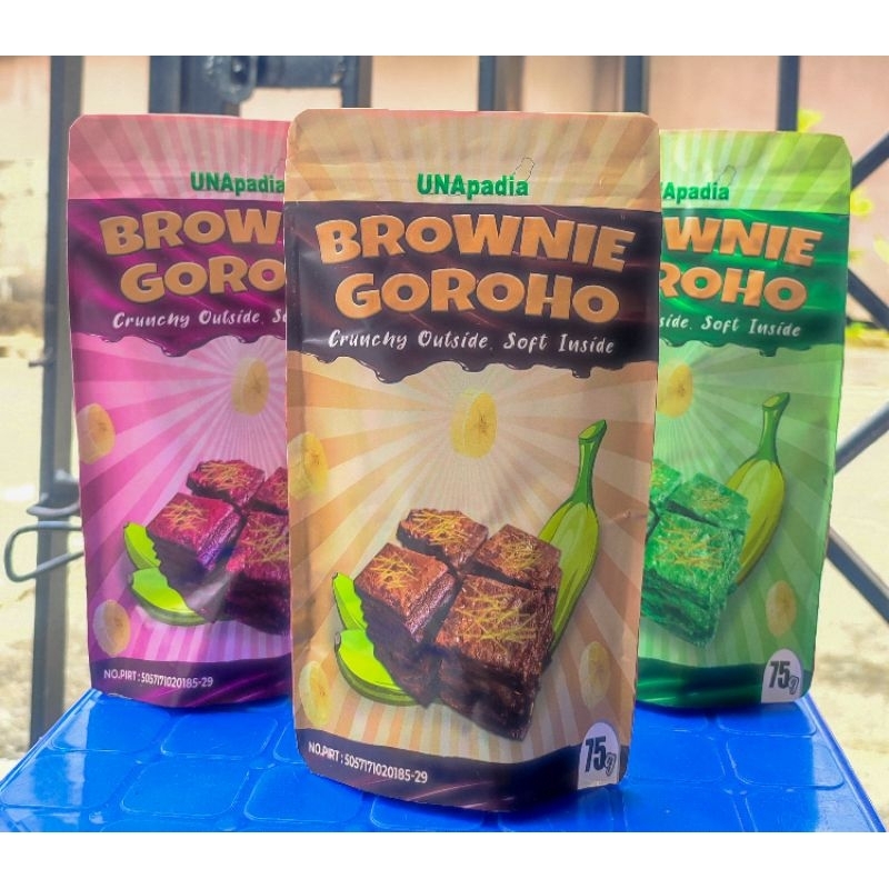 

Brownie Goroho crspy (cemilan khas sulawesi utara) 75g