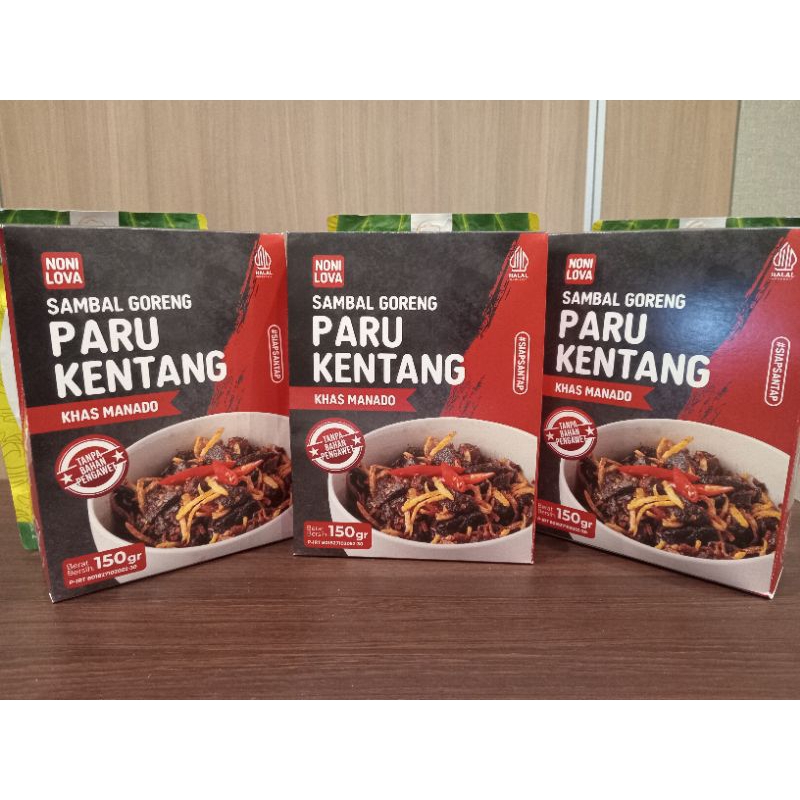 

sambal goreng paru kentang khas manado