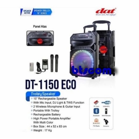 SPEAKER DAT PORTABLE DT 1150 / DT1150 ECHO BLUETOOTH ORIGINAL