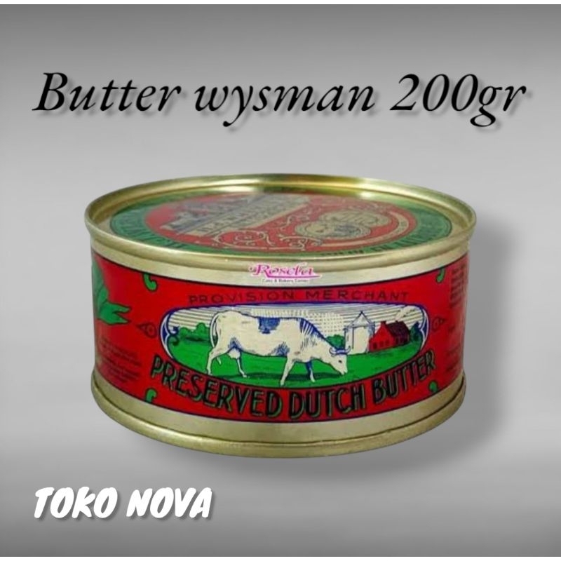 

BUTTER WYSMAN KEMASAN 200gr /BUTTER DARI LEMAK SUSU SAPI