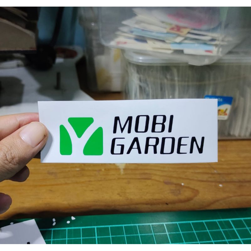

stiker mobi garden sticker cutting murah keren