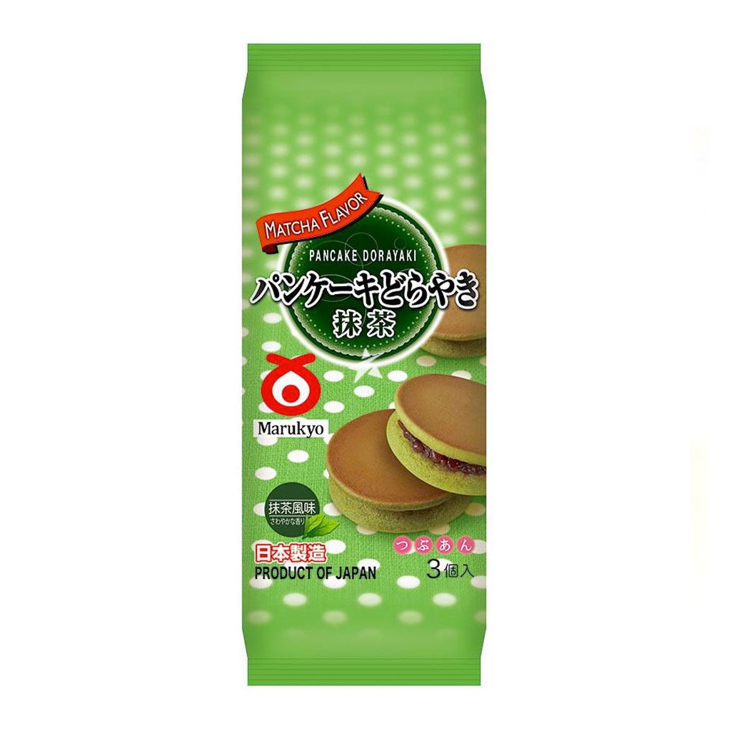 

Marukyo Pancake Dorayaki Matcha / Panekuk 3 pcs 190 Gr