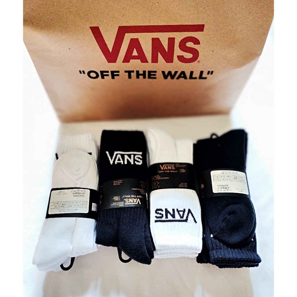 Kaos Kaki Pria Crew Vans Asli