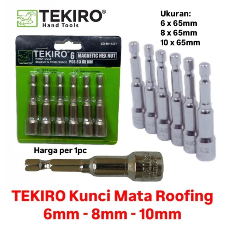 TEKIRO Kunci Mata Roofing Rofing 6mm 8mm 10mm