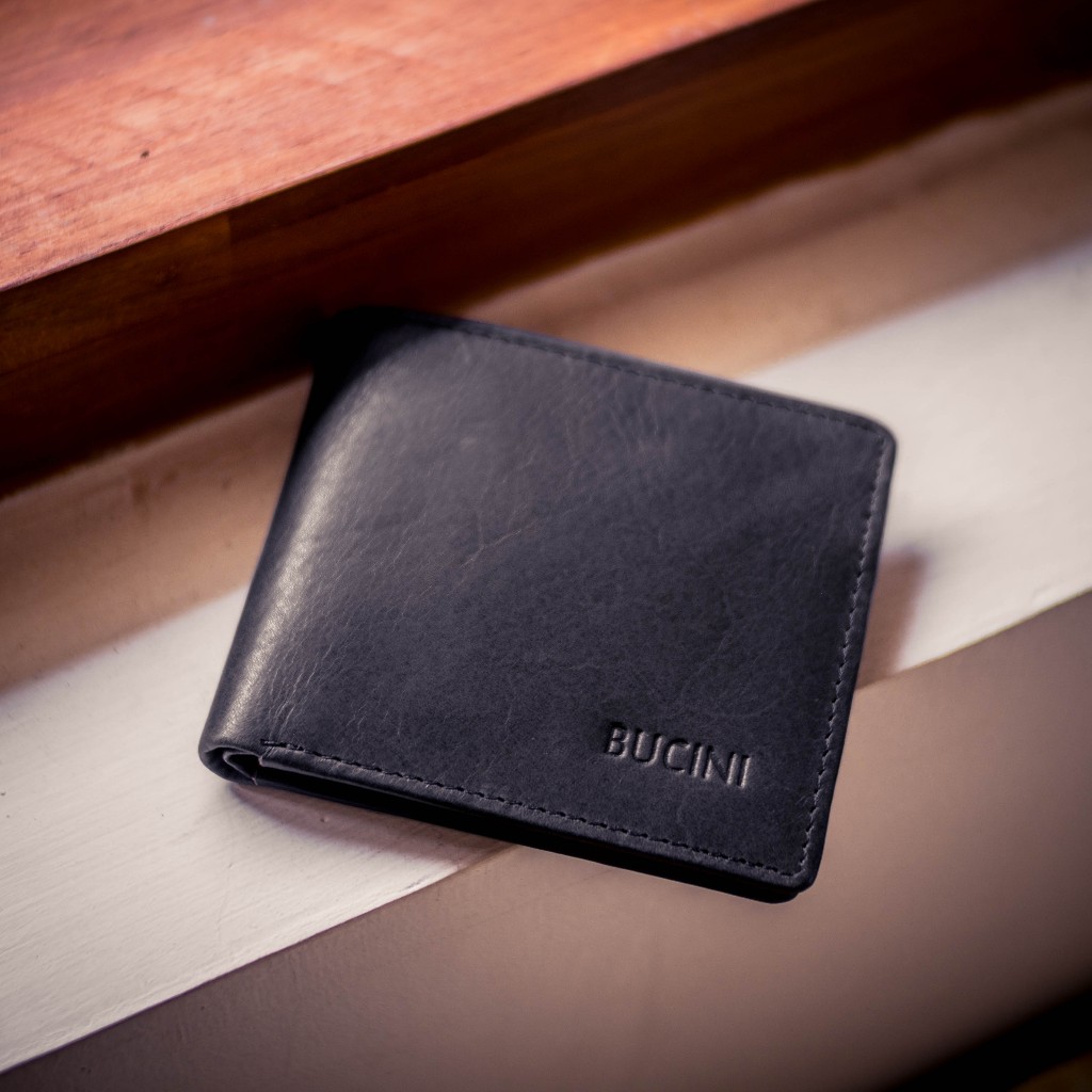 Leather Wallet I Dompet Lipat Kulit Pria BUCINI Kona