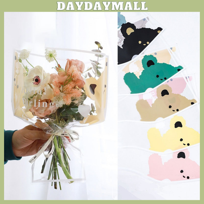 

30 LEMBAR Wrapping Plastik Instant Mini Buket Mawar Single Rose Bunga Mawar SF07