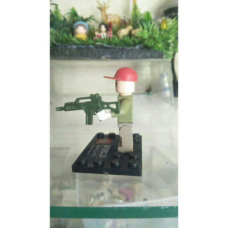 mainan  edukasi mini figure lego bekas baik