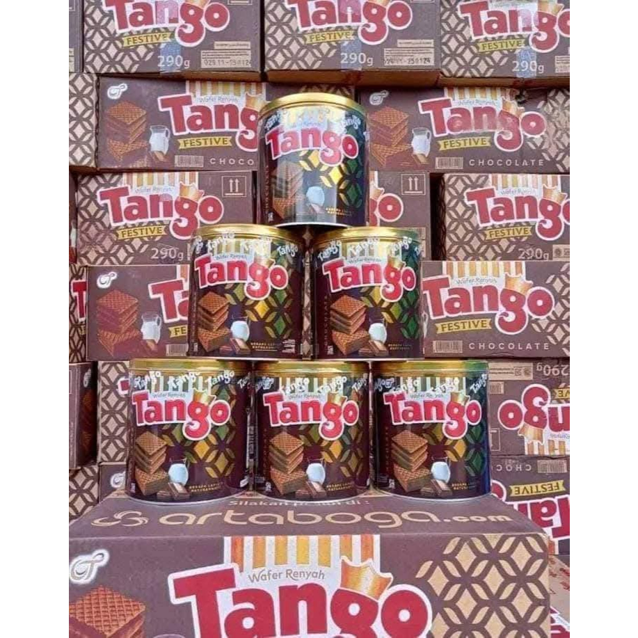 

Tango Wafer Coklat 1 Dus isi 6 Kaleng @240gr