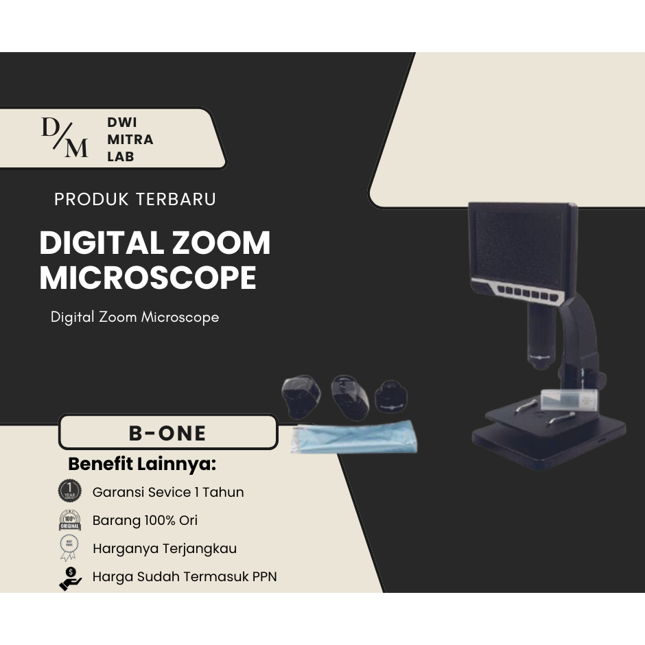 Digital Zoom Microscope BM-2000, Camera 12MP B-One