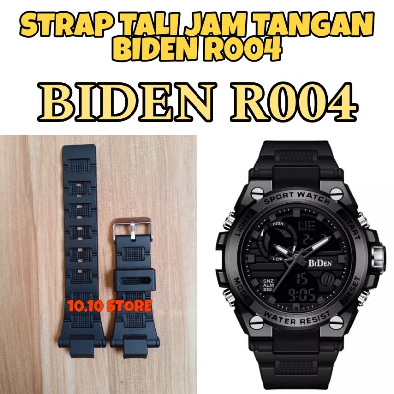 Strap tali jam tangan untuk Jam Tangan Biden R004 BidenR004 Biden-R004 berkualitas