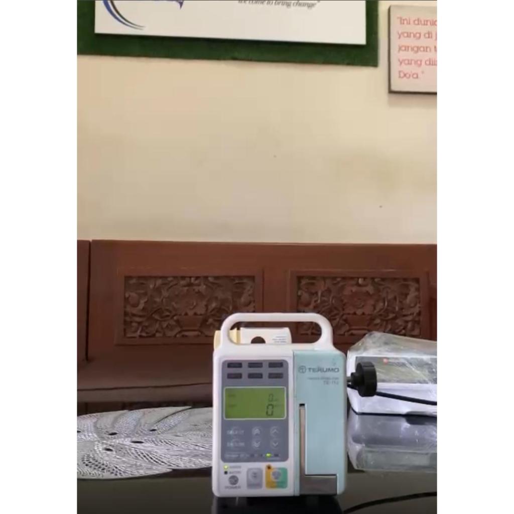INFUSION PUMP TERUMO TE112 LENGKAP KONDISI BEKAS
