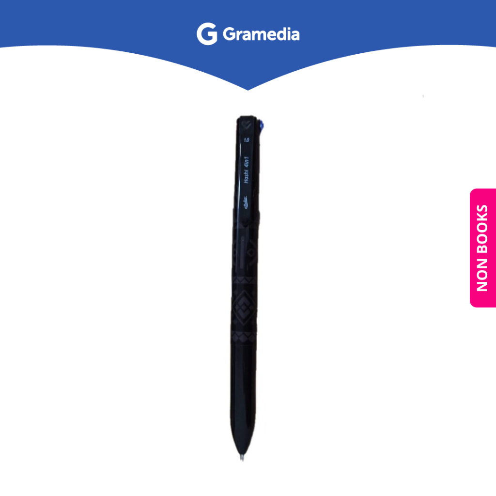 

Gramedia Surabaya - Estudee Ballpoint Hoshi 4in1 1.0 BLACK EBP-248