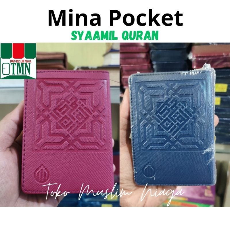 Alquran Saku - Alquran Mina Saku - Alquran Mina Pocket Resleting Syaamil Quran