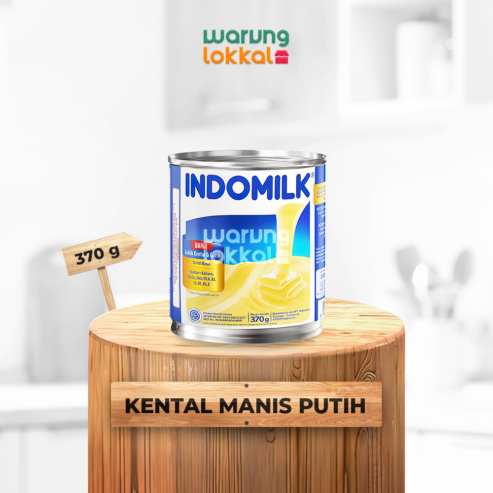 

Indomilk Kental Manis Putih 370g - Warung Lokkal