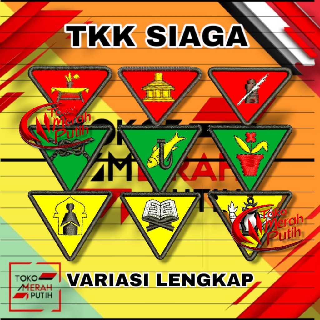 Tkk pramuka siaga SD bordir variasi lengkap