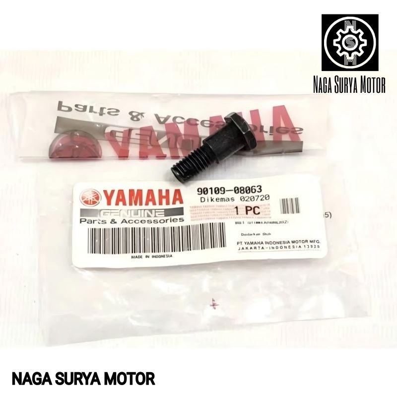 Baut tahanan tromol rem belakang Vixion old 90109-08063 ORI YGP