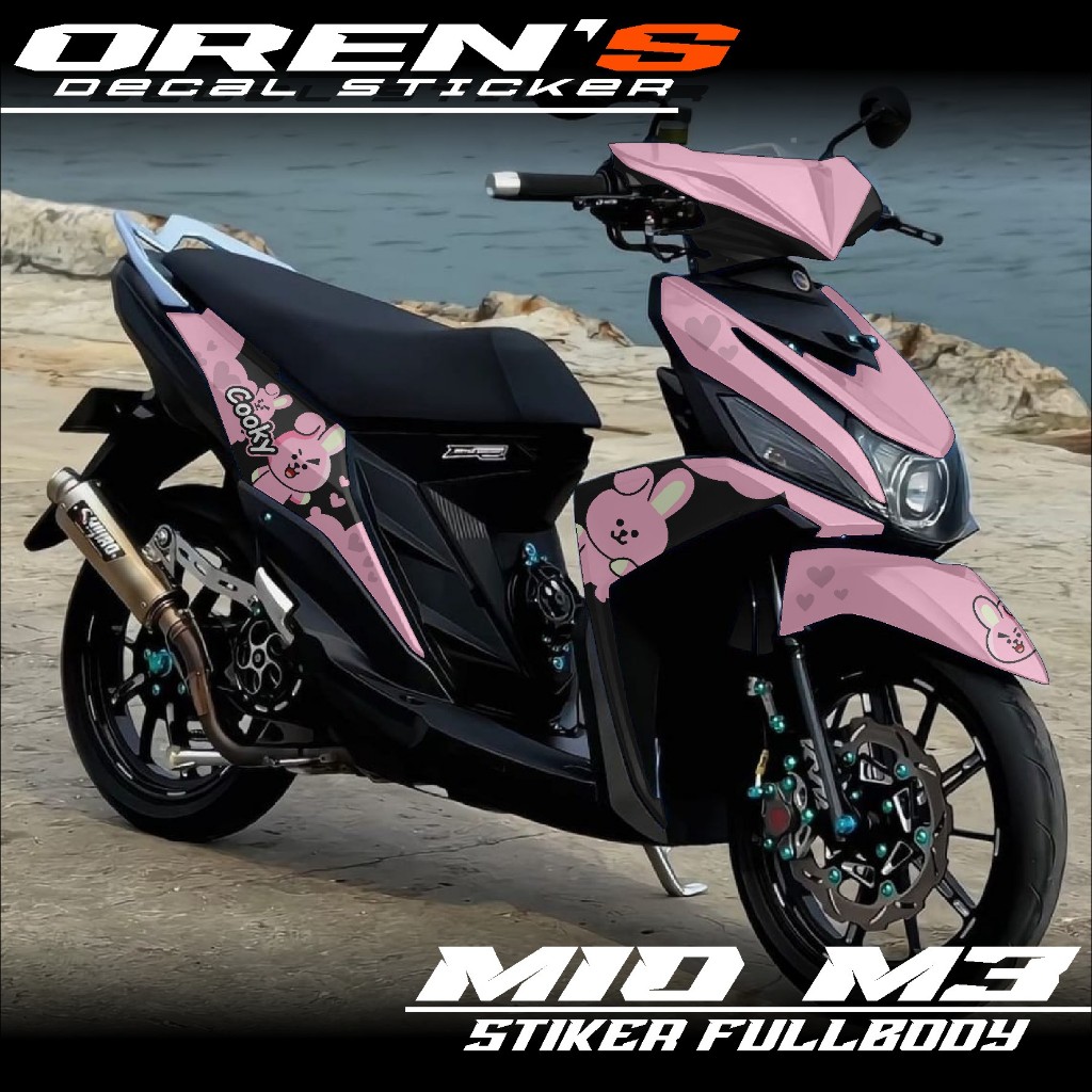 Stiker Decal Yamaha Mio M3/Z Fullbody Stiker Fullblok Mio M3 125 Stiker Variasi Mio Z Design Cooky T