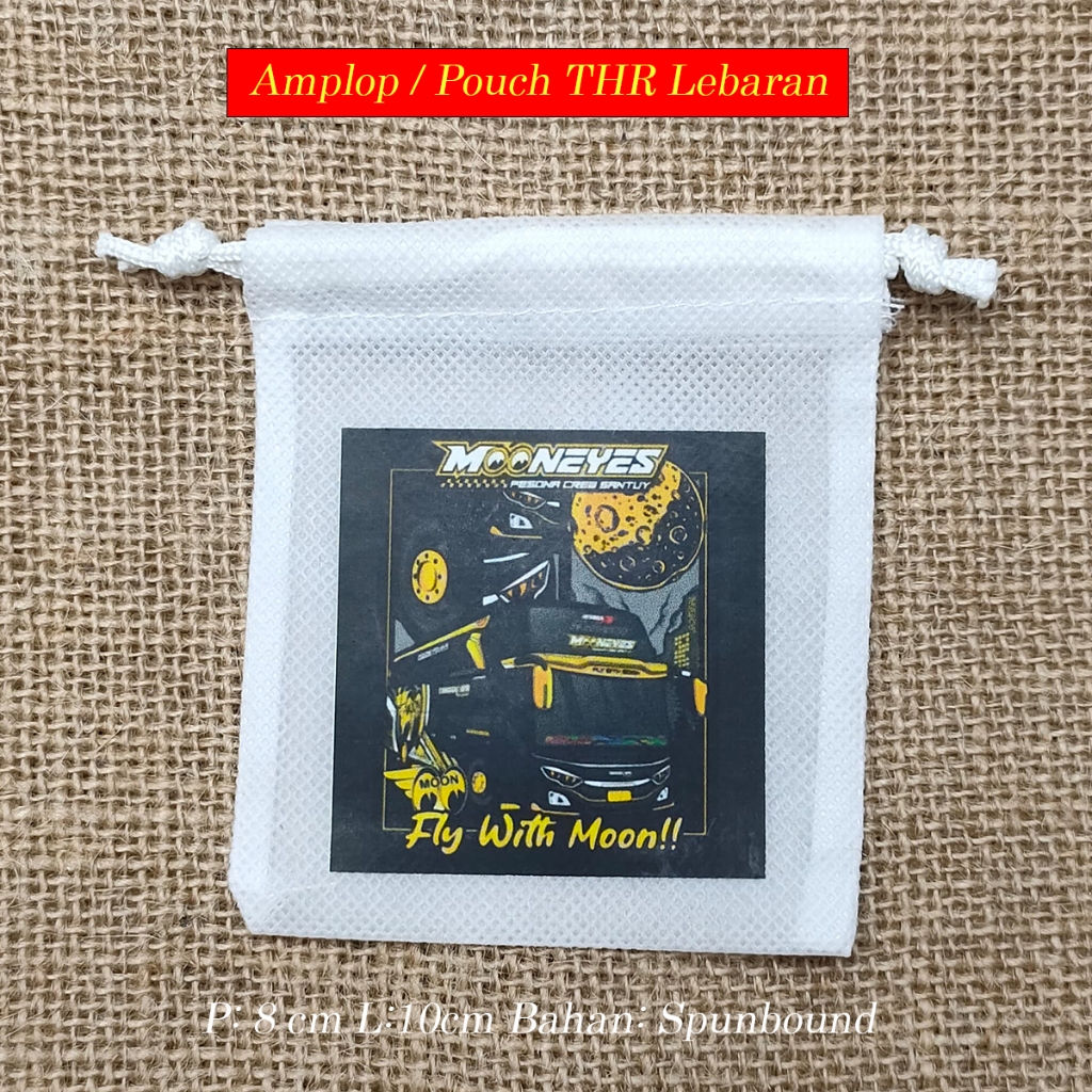 

Amplop Lebaran Unik dan Lucu Telolet Basuri Series - Pouch Serut Murah Bus Mooneyes