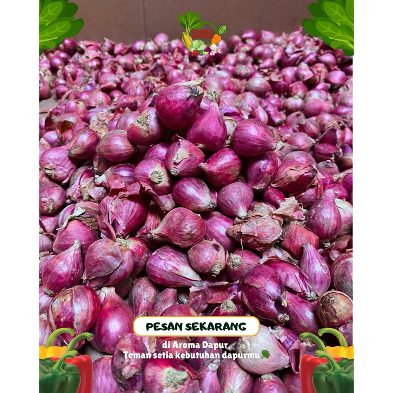 

BAWANG MERAH 1kg 500gr Berkualitas Kering Termurah