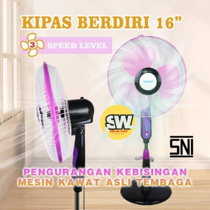 KIPAS ANGIN YASAKA 16 INCH / STAND FAN / KIPAS ANGIN BERDIRI 16 INCH YASAKA / KIPAS ANGIN MURAH