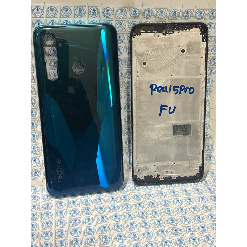BACKDOOR TUTUP BELAKANG CASING FULLSET / FRAME LCD TATAKAN LCD REALME 5 PRO