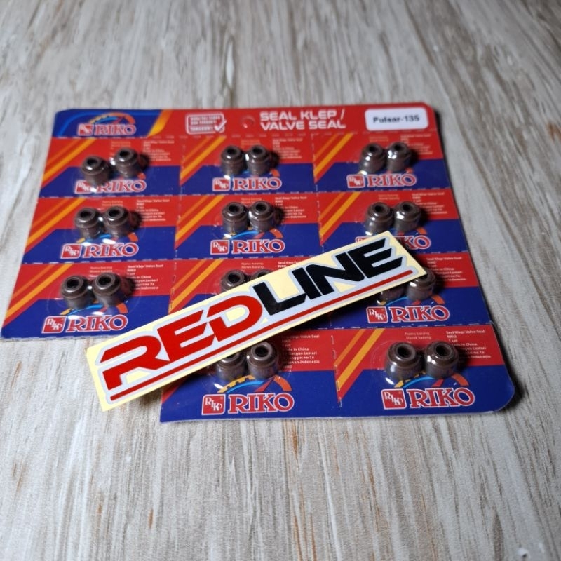 RIKO SEAL KLEP BAJAJ PULSAR 125 135 180 200 220 NS REDLINE SPAREPART