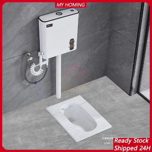 【Harga Minimum】 Kloset Jongkok Mr. Tao 506 1 Set Watertank Flush, Kloset Jongkok Keramik, Toilet Jon