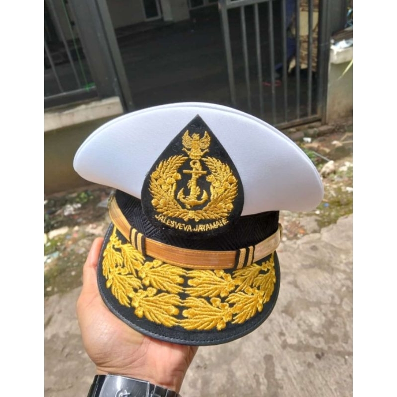 topi pet pdu tni al/topi pet patih tni al