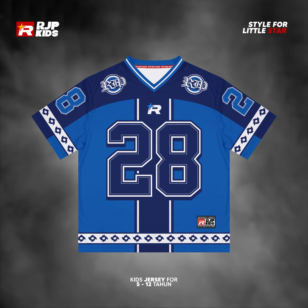 RJP KIDS SERIES Number 28 / Jersey Anak / jerseynfl / jersey kids sporty / Jersey Kids / setelan jer