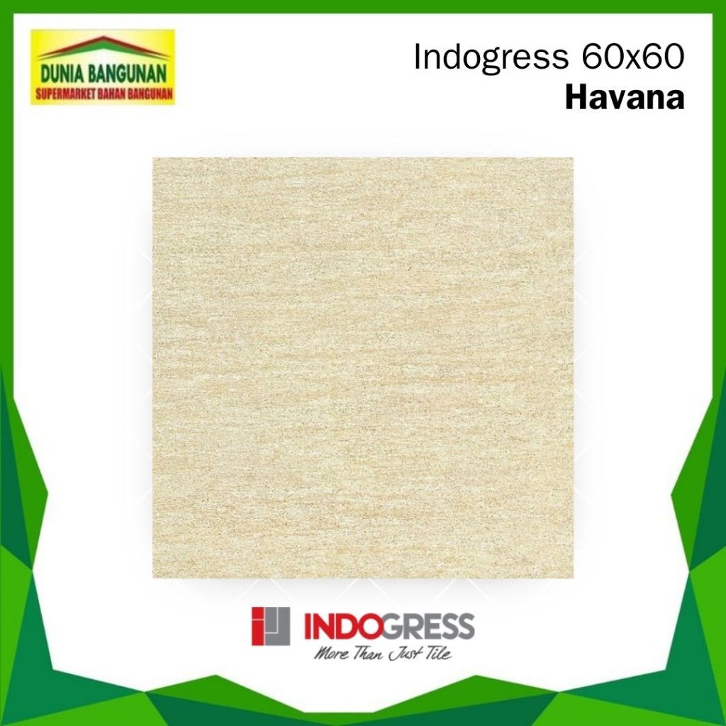 Granit 60x60 Indogress Havana Granit Lantai Marmer Glossy / Granit Dinding