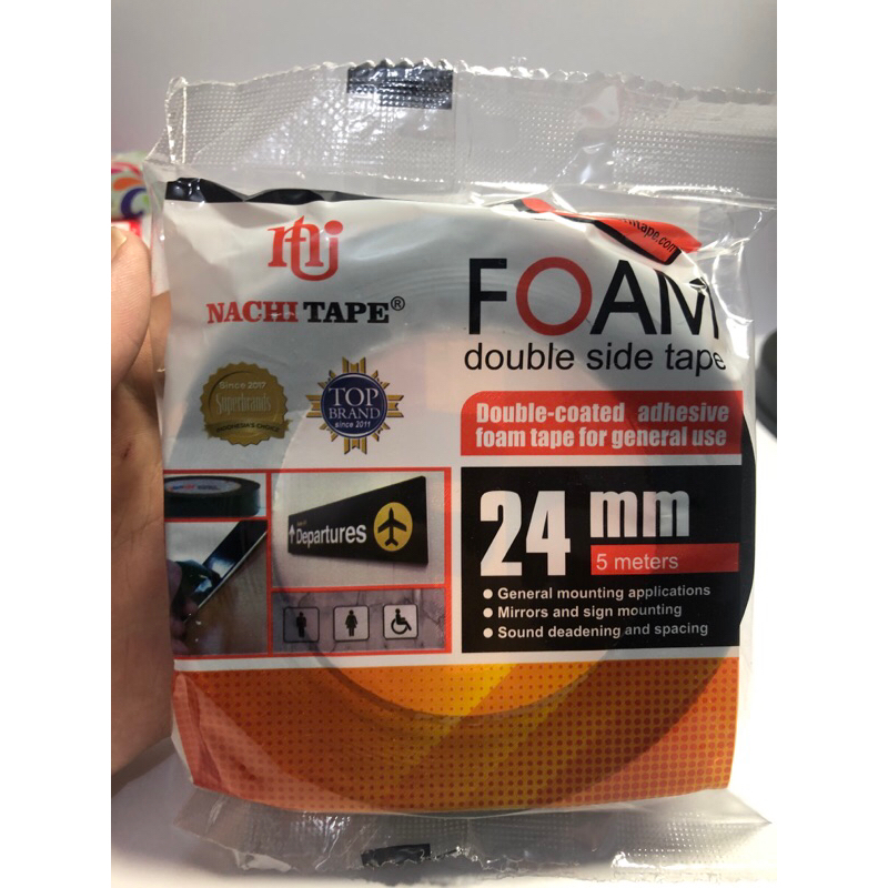 

1 Biji Foam 24mm Double Tape Nachi