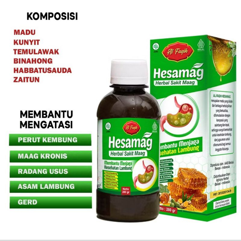 

Madu Hesamag 280gram untuk menjaga kesehatan lambung