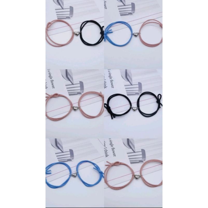 Gelang couple magnet 2pcs || Gelang pasangan || gelang pasangan ABG
