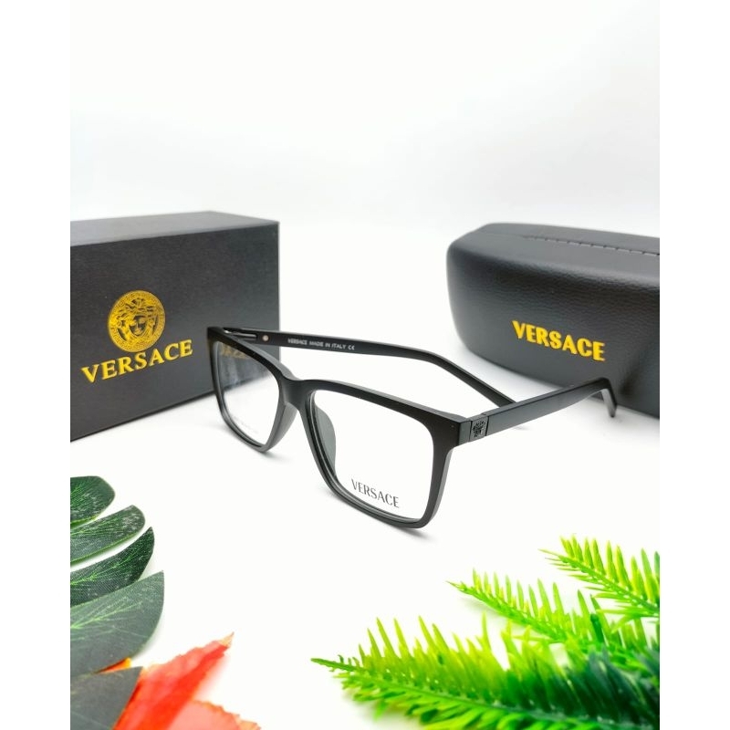 Kacamata/Frame Kotak Bahan Tebal Kualitas Premium 8603 paket lensa photocromik blueray minus silinde