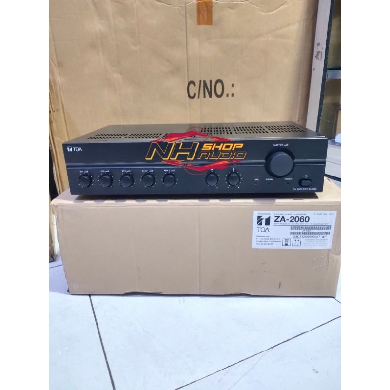 Power Amplifier TOA ZA-2060 60 Watt ZA 2060 Ampli 60watt original garansi resmi Ampli Toa 2060