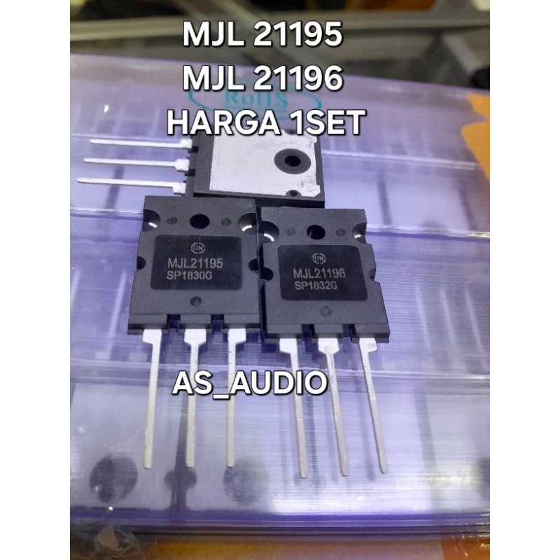 MJL 21195 MJL 21196 MJL21195 MJL21196 GRED A ON SEMI 1SET